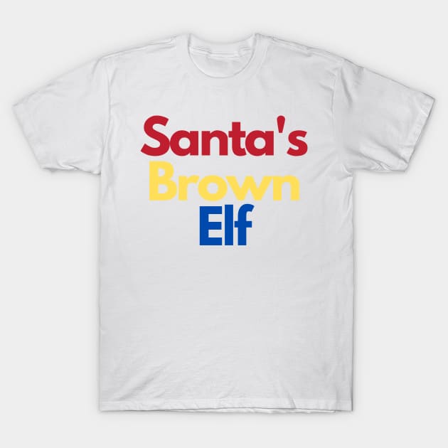 santa's brown elf T-Shirt by CatheBelan